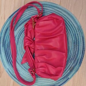 NWT Unbranded Pink Shoulder/Clutch Purse